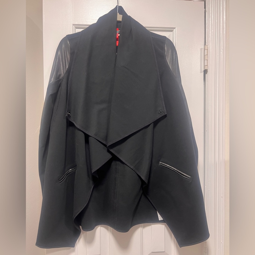 SPANX Black Drape Cape Jacket